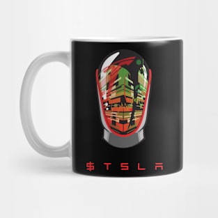 bot head red days Mug